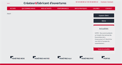 Desktop Screenshot of fenetres-bignon.fr